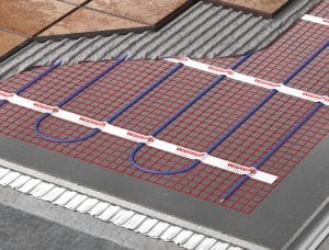 Schichtaufbau Fußbodenheizung Heizmatte StickyMat