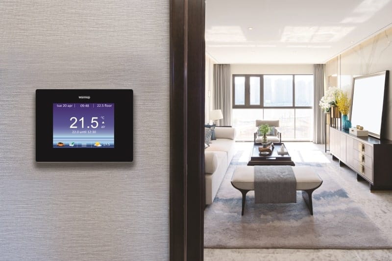 4iE Wohnzimmer Fußbodenheizung Thermostat