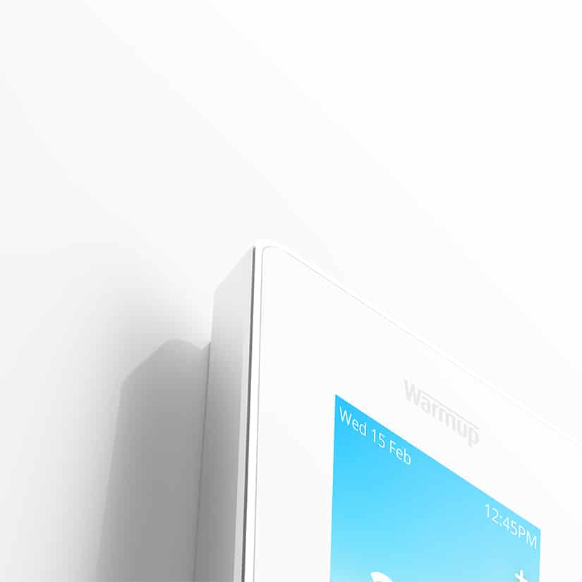 6iE smart thermostat in white