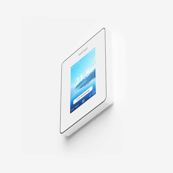 6iE intelligentes Thermostat in Weiß