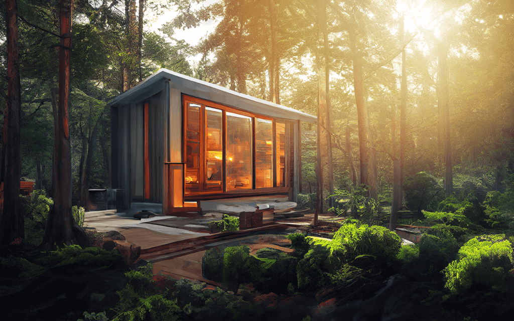 Tiny House im Wald