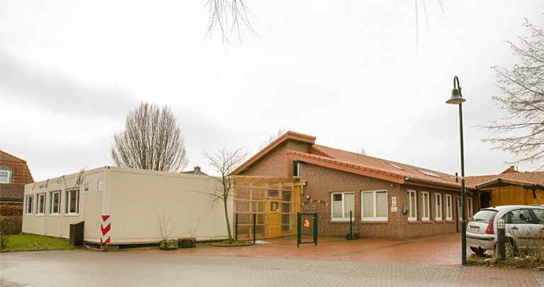 Container Kindergarten in Oldenburg mit Elektrischer Fußbodenheizung