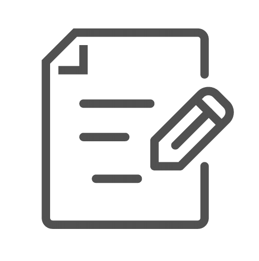 writing document icon