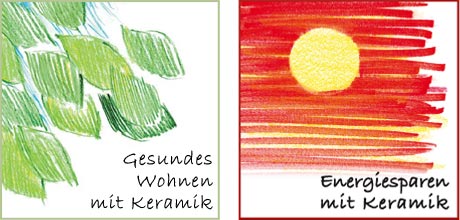 Logo Gesundes Wohnen mit Keramik